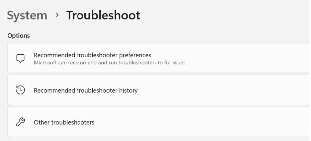 Troubleshoot