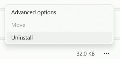 Uninstall