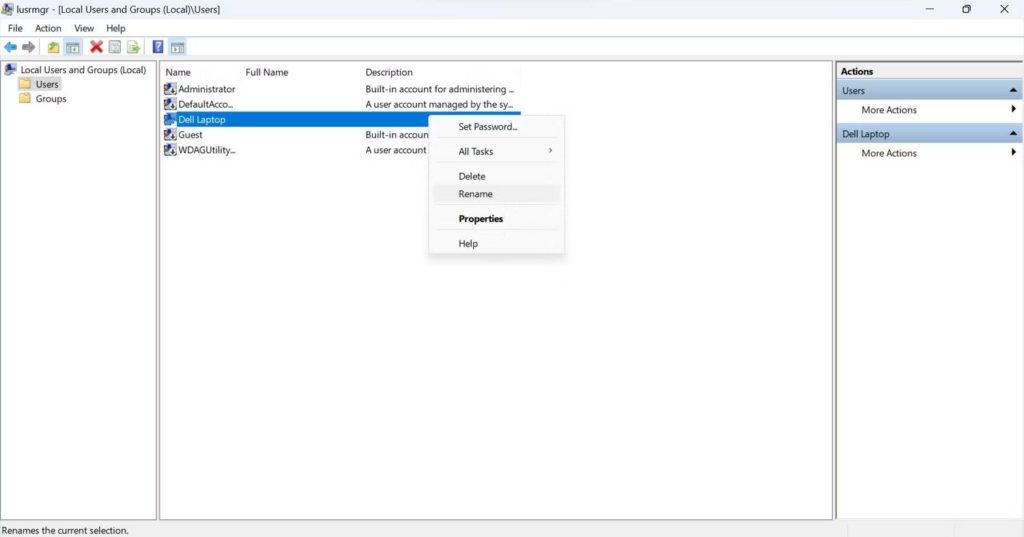 User Account Control window