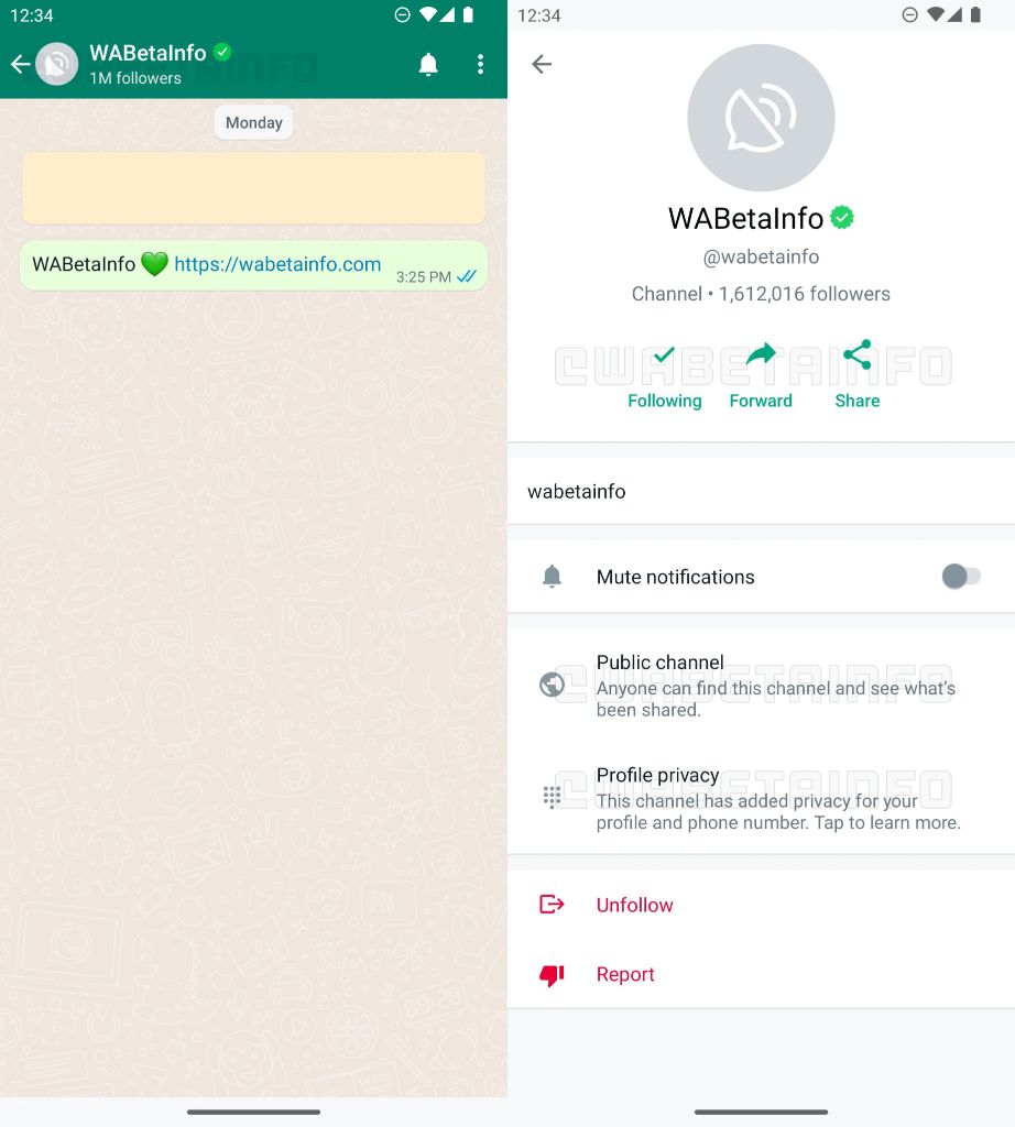 WhatsApp Broadcast Channel
