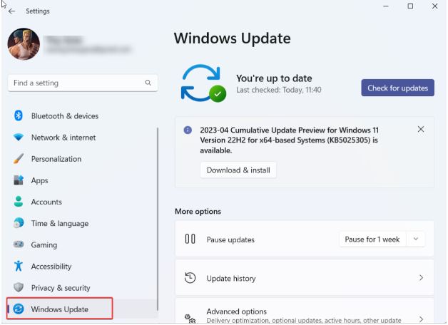 Windows Updated