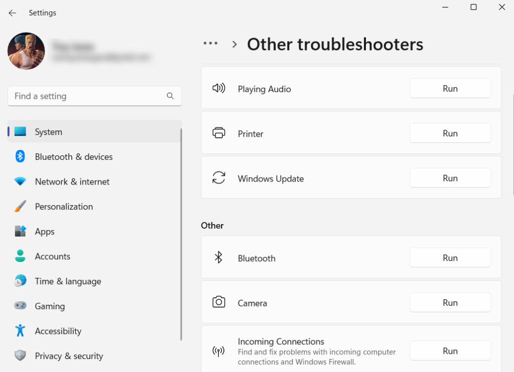 bunch of troubleshooters