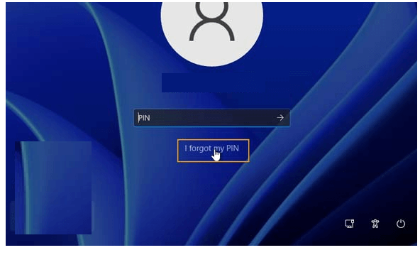 forgot my PIN