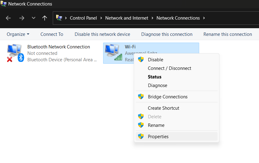 Network Connections
