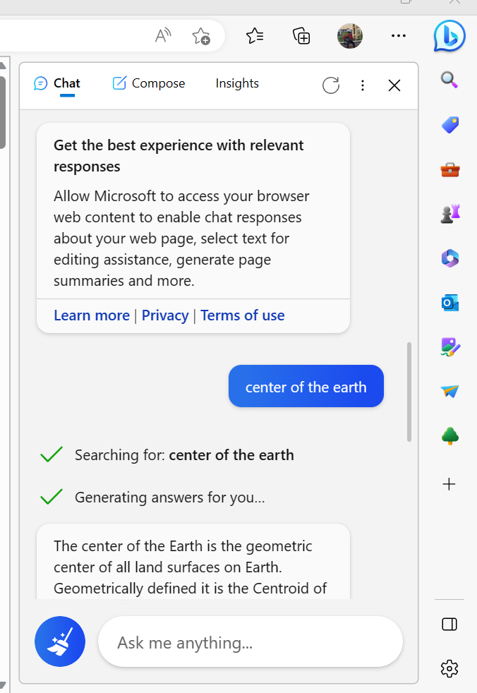 chat option