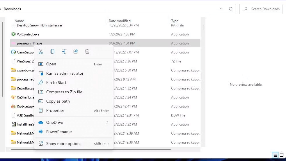 setup wizard file