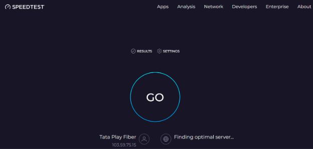 speed test