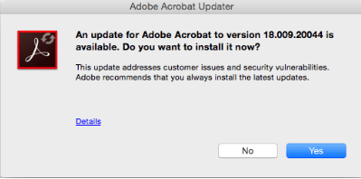 update available