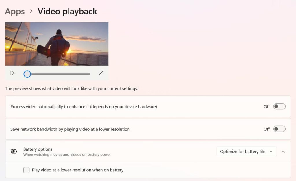 video Playback