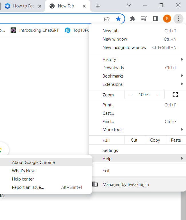 About Google Chrome