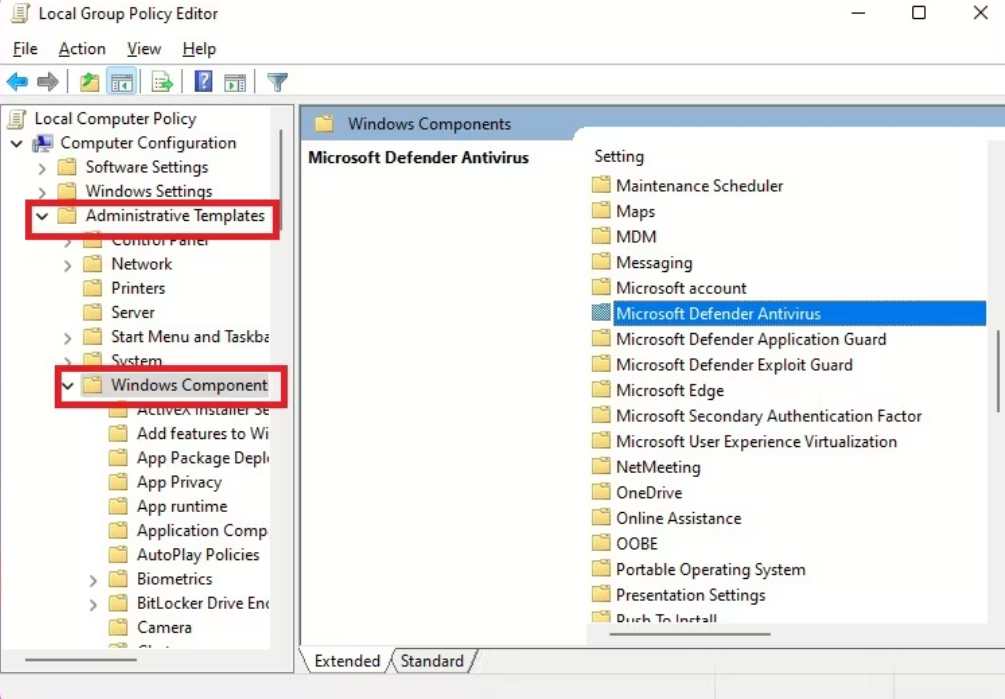 Administrative Templates