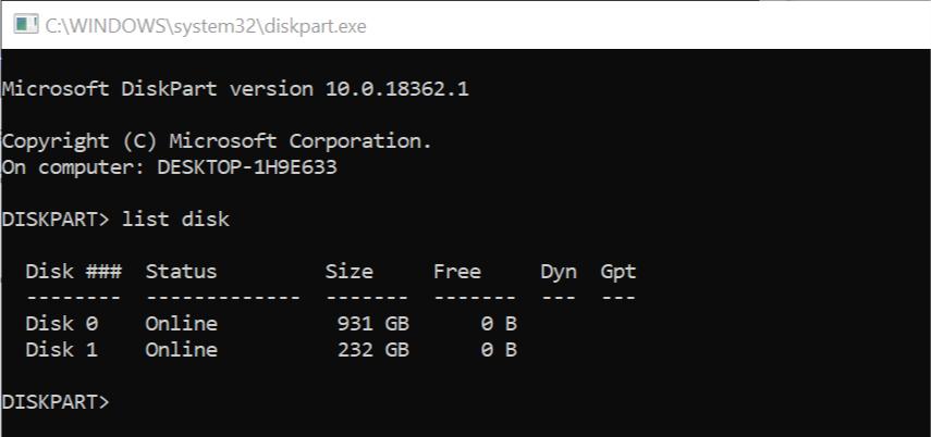 Command Prompt