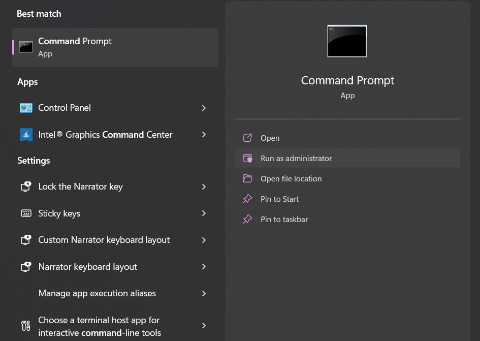 Command Prompt