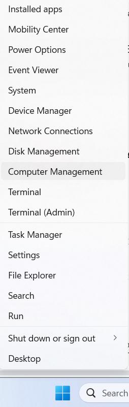 Computer Management