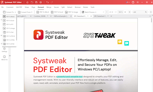 Convert pdf