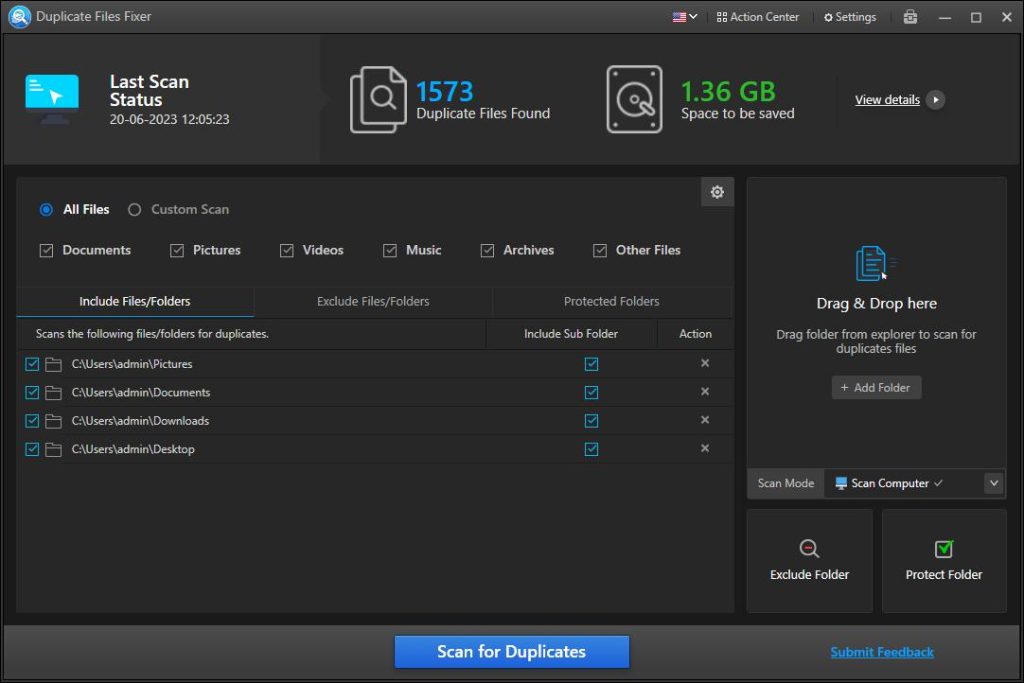 Duplicate Files Fixer