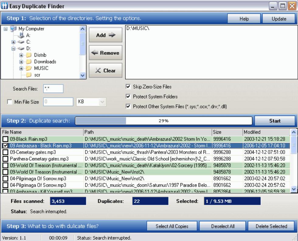 Easy Duplicate Finder
