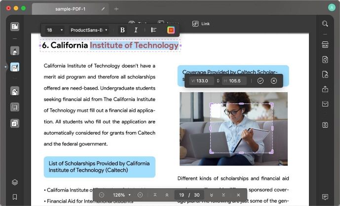Efficient PDF Page Organization
