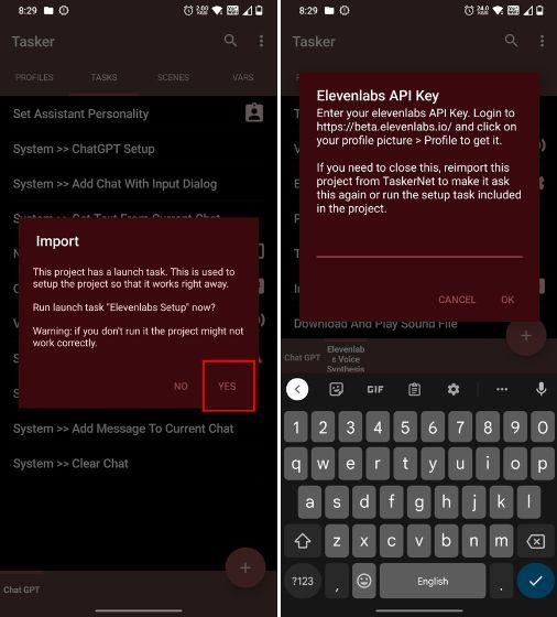 ElevenLabs API key
