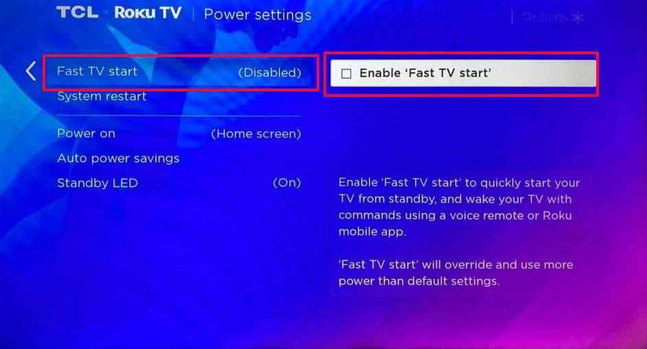 Fast TV Start