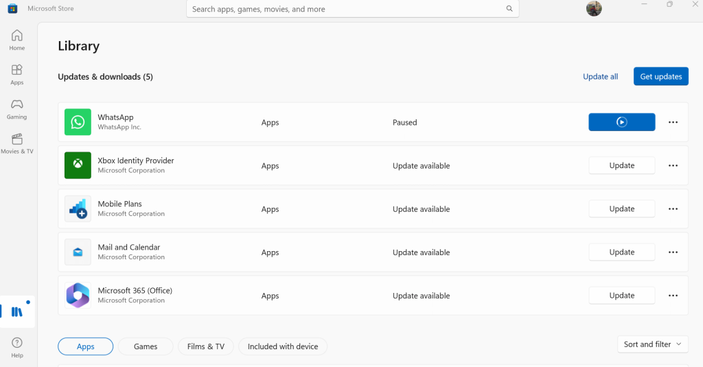 Get updates