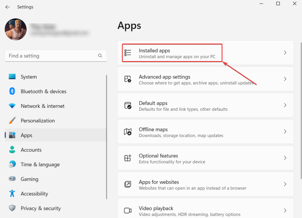 Installed Apps