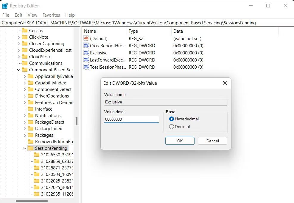 Makes Changes In Windows Registry