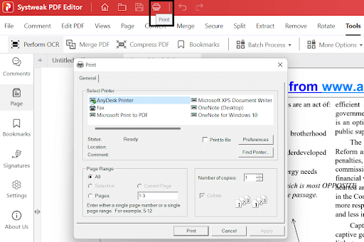 Print Your PDF