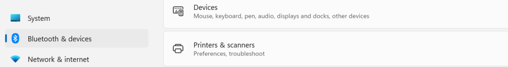 Printers & scanners