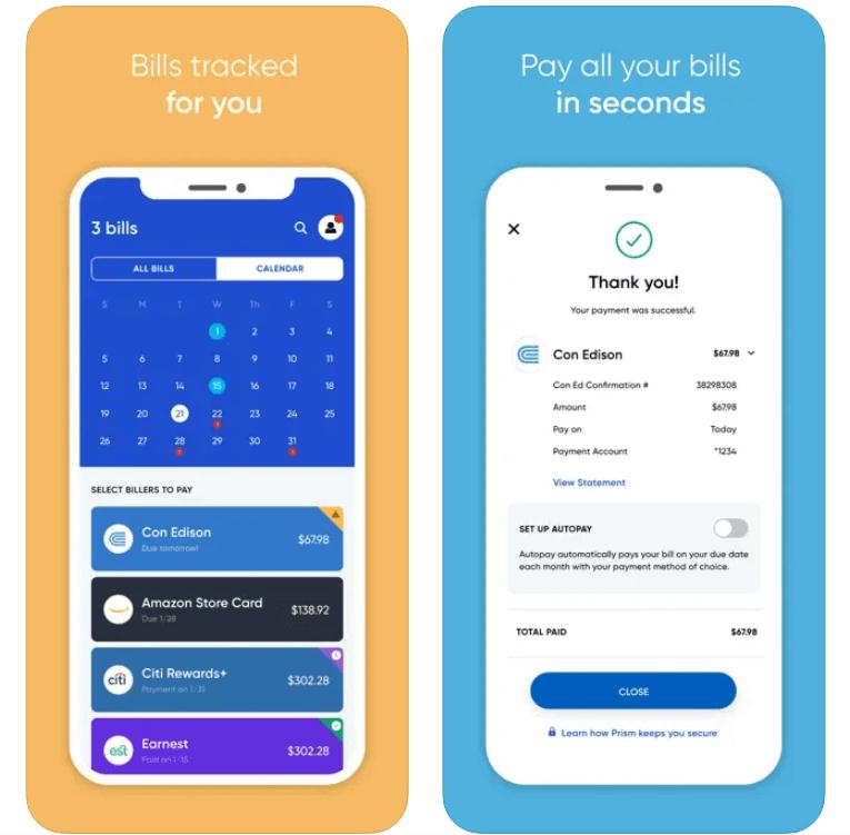 Prism Pay Bills