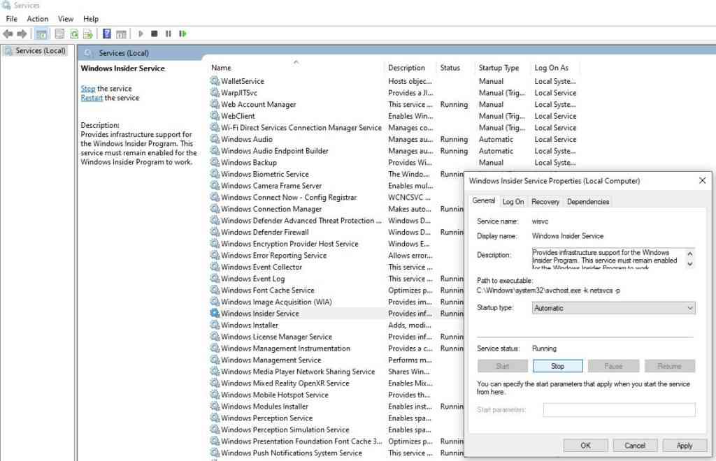 Restart Windows Installer Service