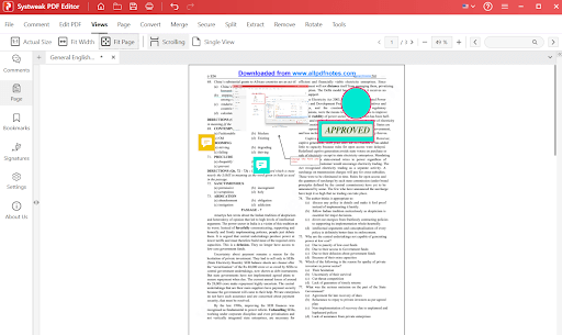 Scrolling pdf