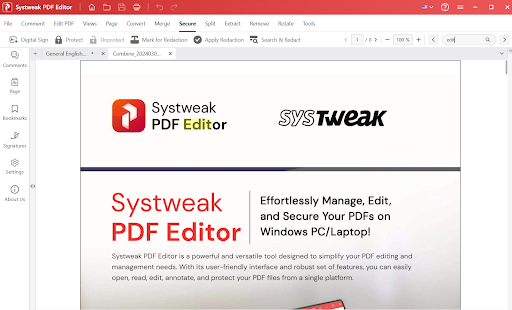 Secure pdf