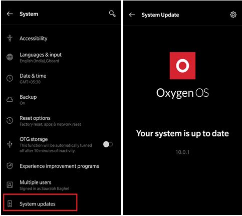 Software Update