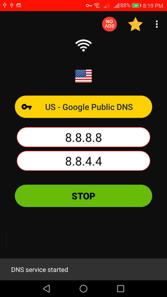 Speedy DNS Changer