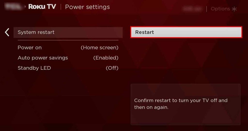System Restart