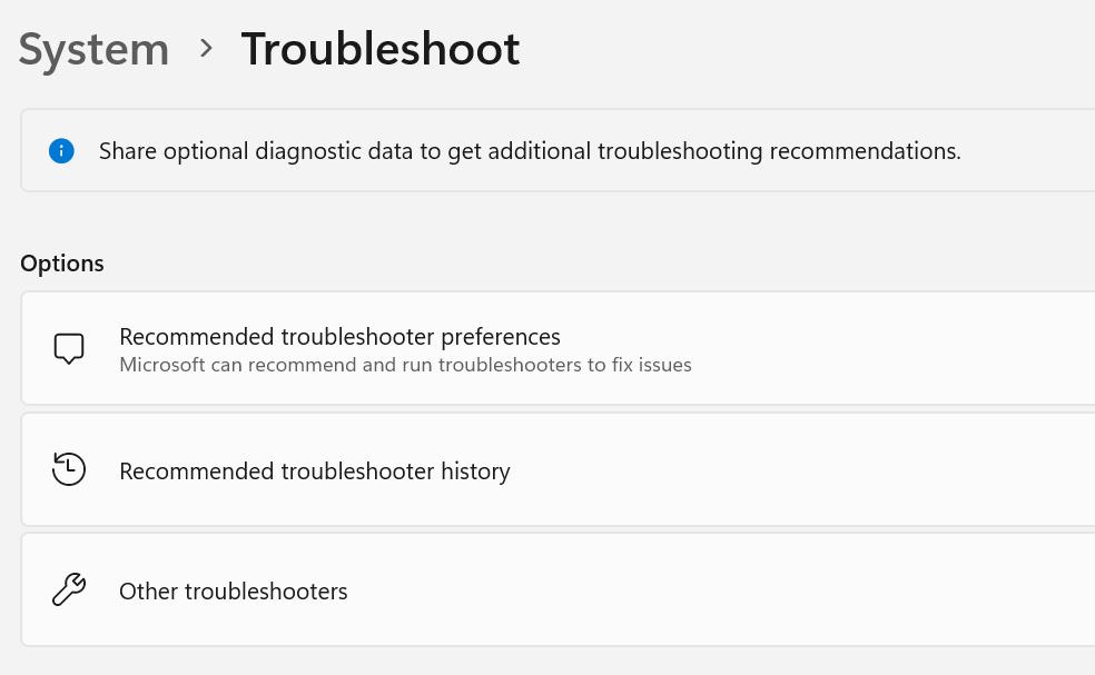 Troubleshooters