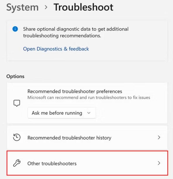 Troubleshooters