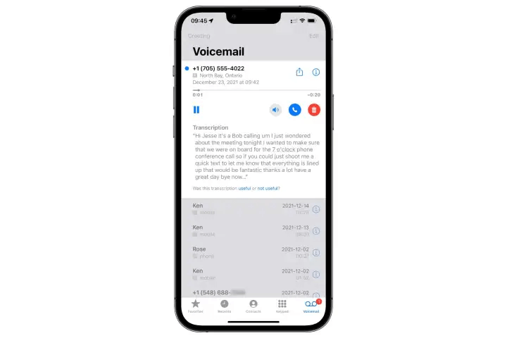 Voicemail Settings