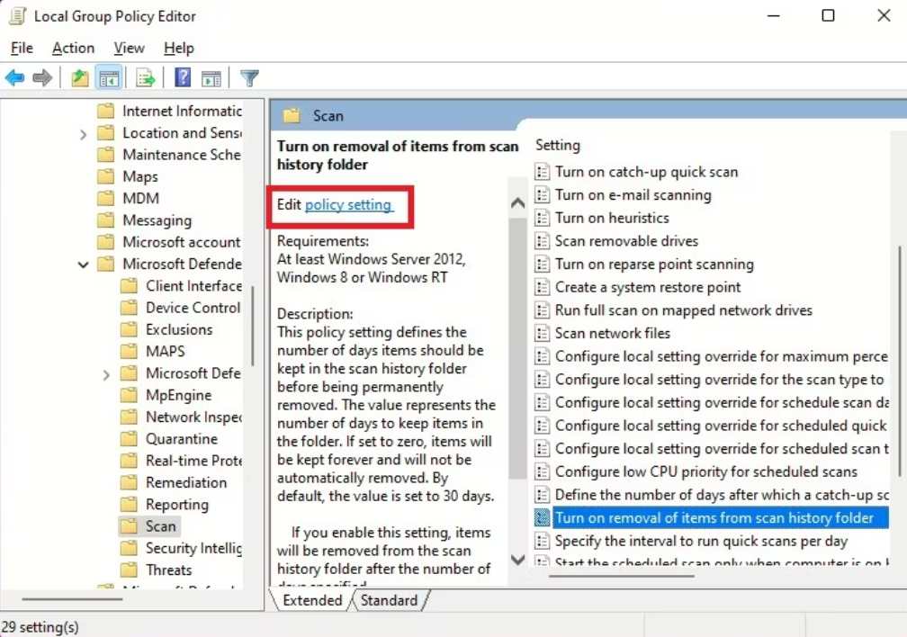 Windows Defender Antivirus