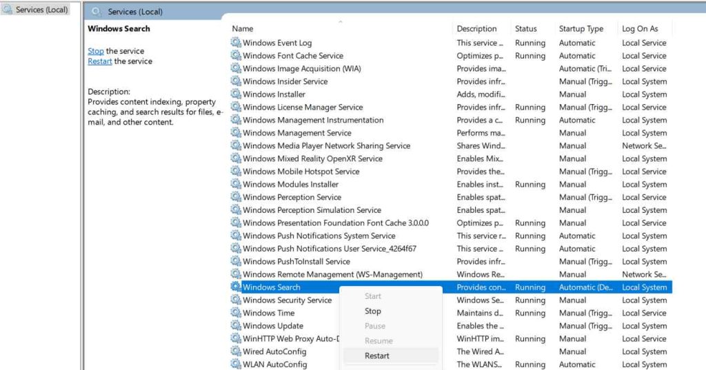 Windows Search