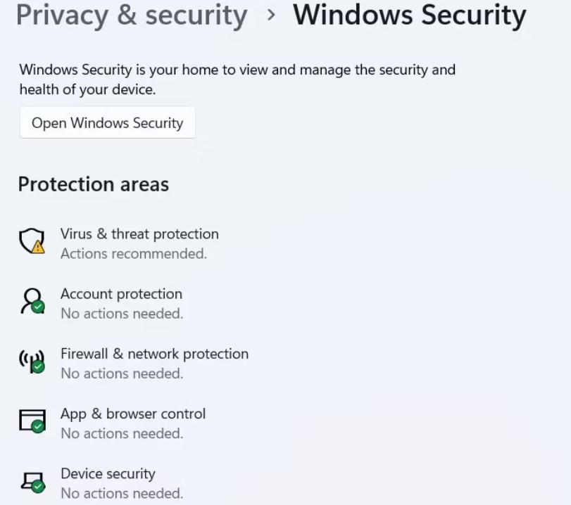 Windows Security