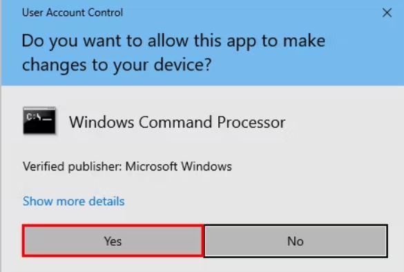 Windows command processor