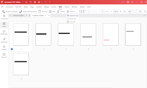 duplicate pages