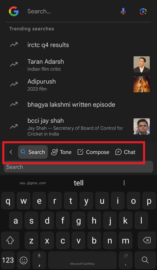 search option