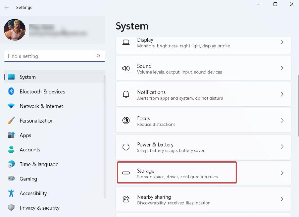 system