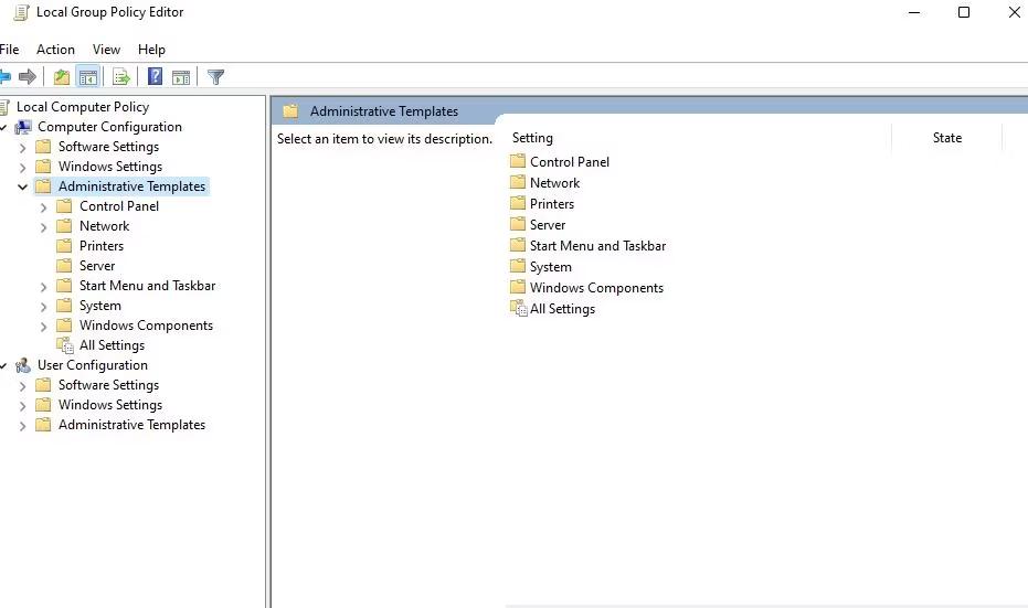Administrative Templates