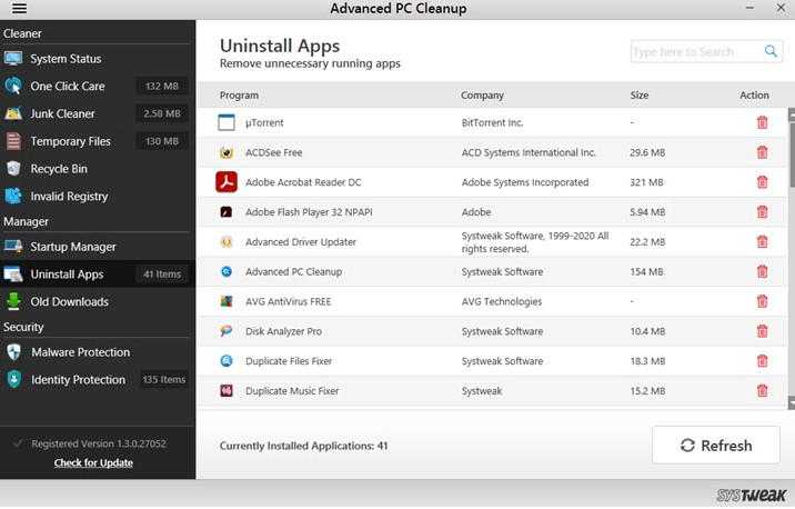 Advanced PC Cleanup