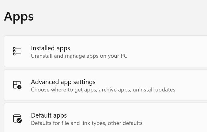 Apps