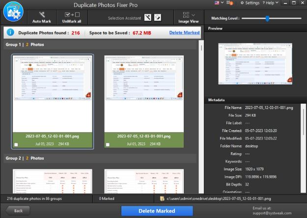 Auto Marking Capabilities